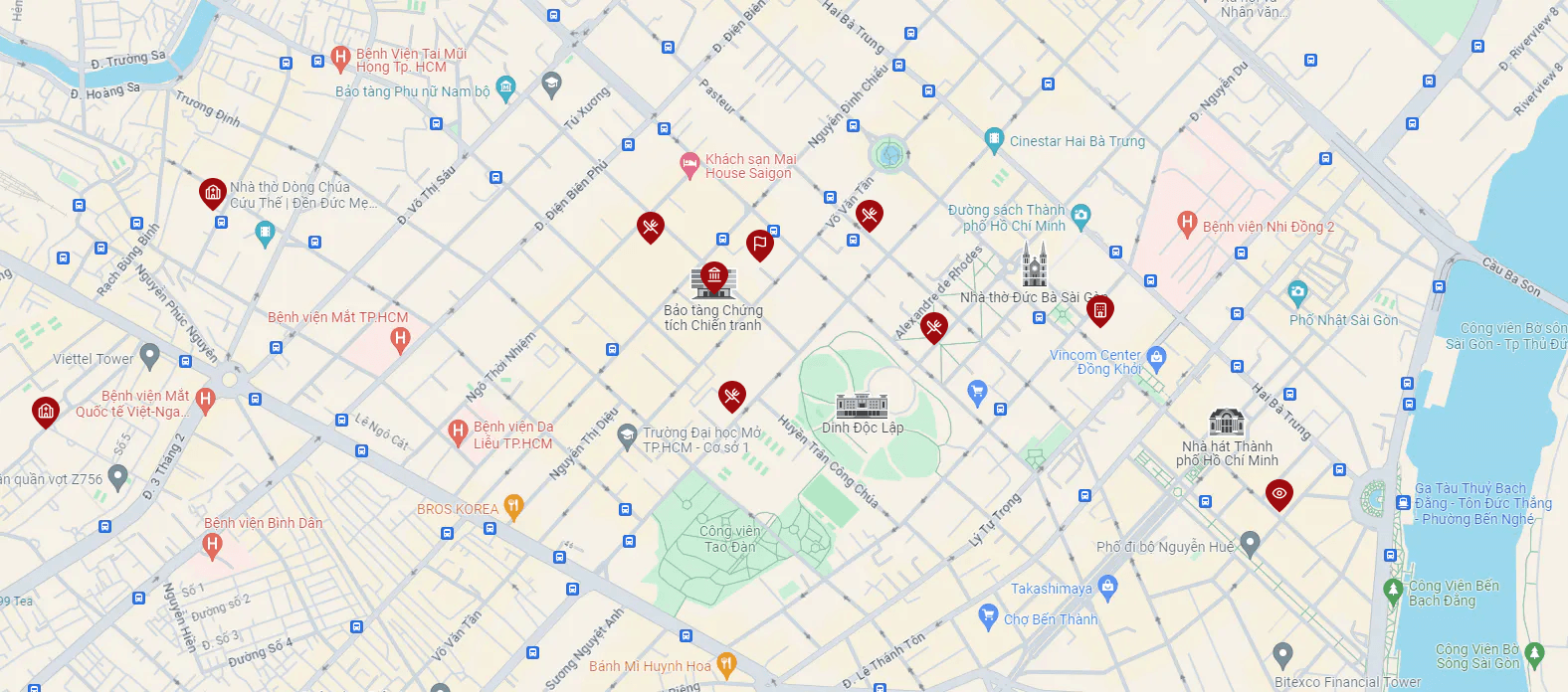 Ho Chi Minh City map
